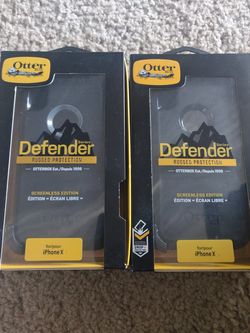 iPhone X Otter Box Defender Case