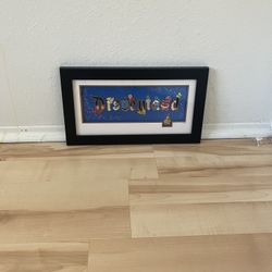 Disney Disneyland Resort Limited Edition Pin Art "Disneyland Gothic Framed Pin Set"