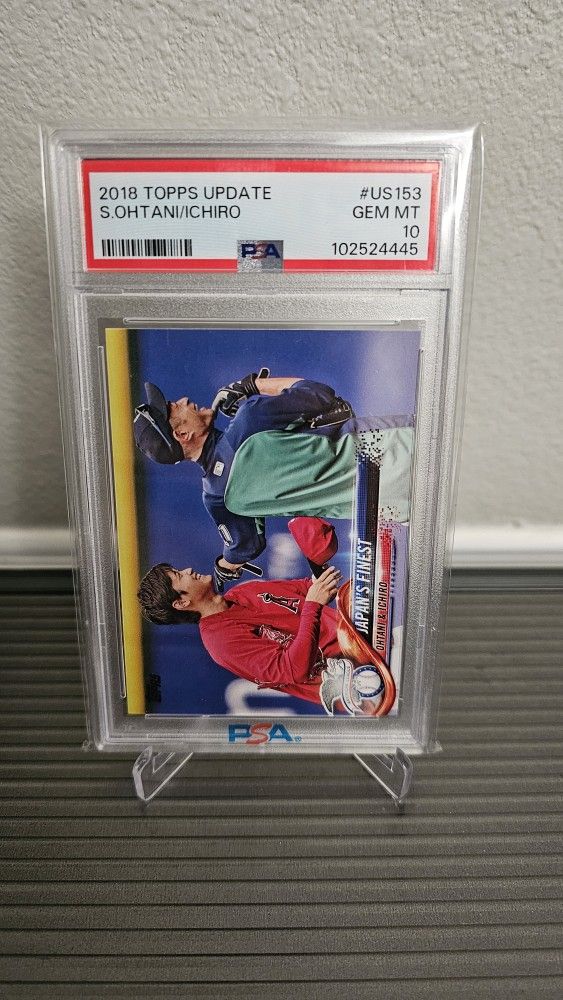 2018 Shohei Ohtani Ichiro RC PSA 10