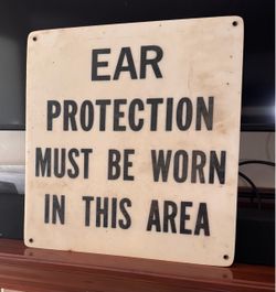 Vintage Oil Field Safety Sign – Industrial Memorabilia