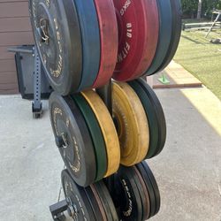 Rep Fitness And Olympic Plates 540 Lbs