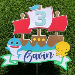 Baby Shark Cake Topper