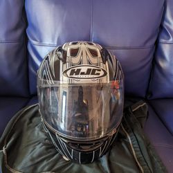 Medium Hjc Helmet Bulk &Silver