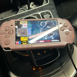 Modded Pink Refurbished PSP With Over 50 Games !! 