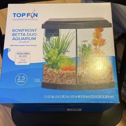 2.5 gallon tank with extras