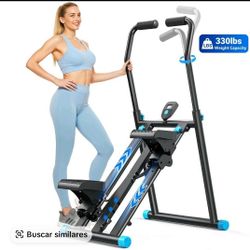 Maquina Compacta de Ejercicio Cardiovascular Con Pedales Ajustables, Escalador Vertical Para gimnasio  En Casa 