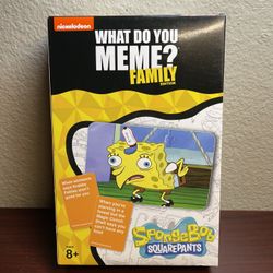 What Do You Meme? Family Games Featuring SpongeBob Squarepants New Sealed