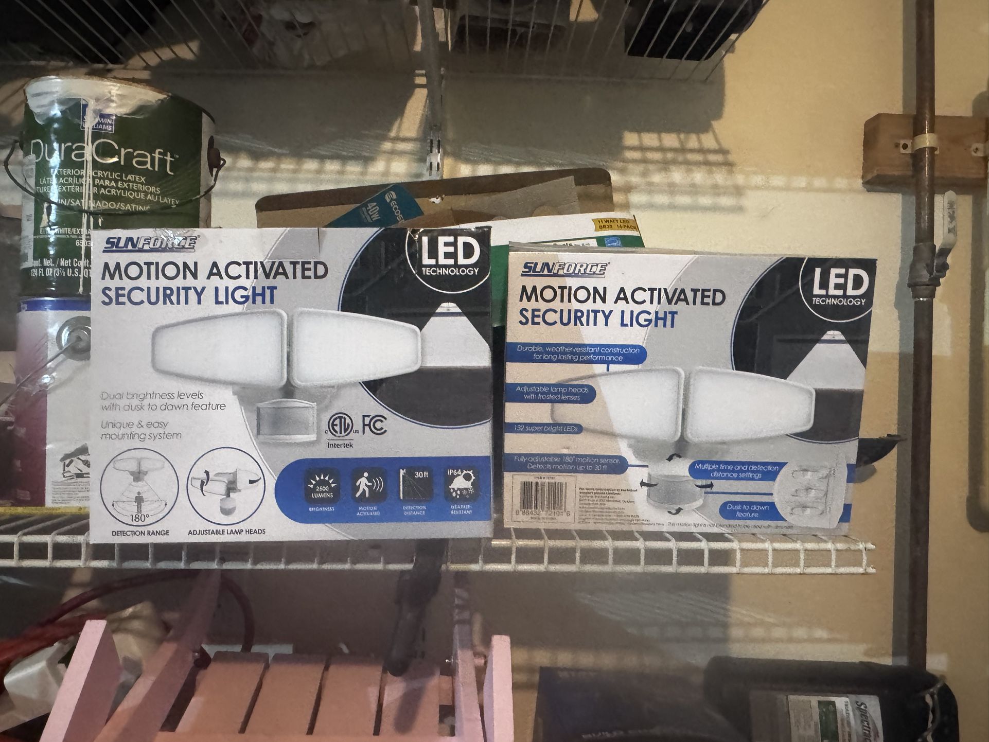 Led Motivation Activated Security Lights