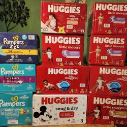 Diapers/$25 Each (Cada Caja)