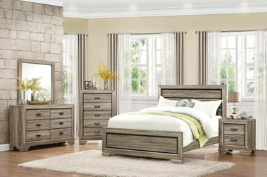 New 4pc queen size bedroom set tax included free delivery