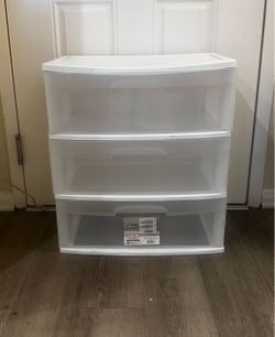 Sterilite 3-Drawer Plastic Storage Unit