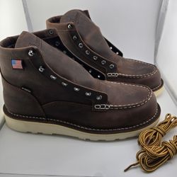 Men's Danner Bull Run Moc Toe 6" GTX Work Boots