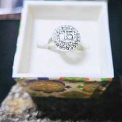 .925 Mexican Silver Ring Size 6 1/2 "