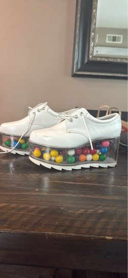 Leather Platform shoes
