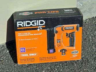 RIDGID 18V 23-Gauge 1-3/8 in. Headless Pin Nailer – R09898B (Tool Only)