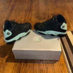 Air Jordan 13 Black Island Green