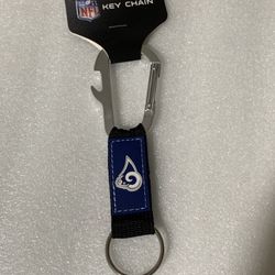 NFL Los Angeles Rams Keychain With Bottle Opener