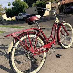 Schwinn Point Beach Ladies Cruiser 26” Tires 7speed, Ready To Ride 