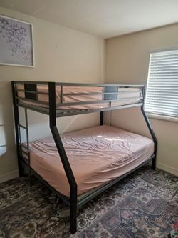 Twin Over Full Metal Bunk Bed for Sale