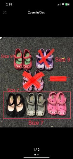 Authentic Mini Melissa Size 7 And 9 