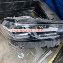 21-22 Bmw X3 Passenger Side LED headlamp 