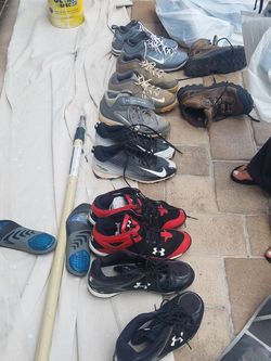 Baseball cleats all 8.5 or 9
