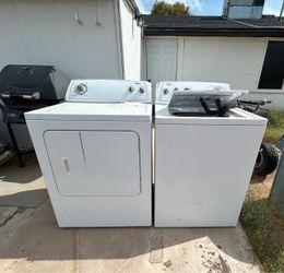 Whirlpool washer and dryer