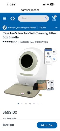 Casa Leo Automatic Litter Box- NEW