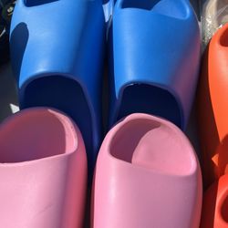 Bubble Slides, Foam Runners, Crocs, Purses