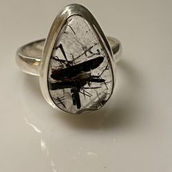 925 Sterling Silver Rutilated Quartz