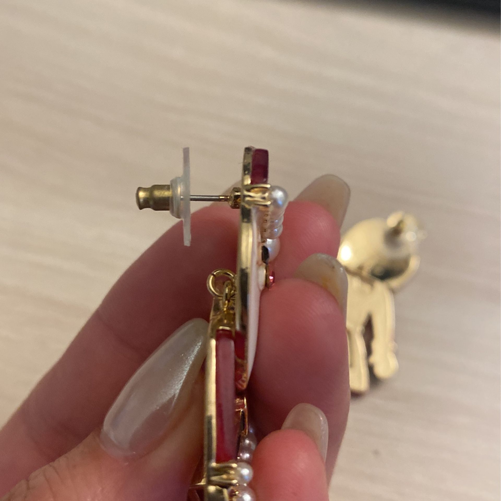 Mr And Mrs Clause Christmas Earrings