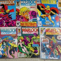 WARLOCK + WARLOCK AND THE INFINITY WATCH LOT OF 10 COMIC BOOKS 1(contact info removed)8099