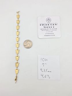 10k gold mickey mouse bracelet