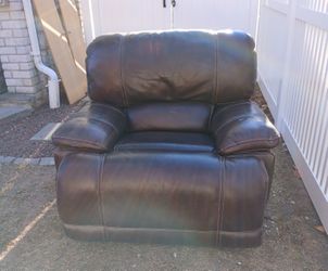 All LEATHER RECLINER