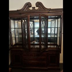 Antique Mahogany China Cabinet