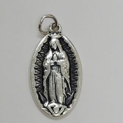 James Avery silver Virgin of Guadalupe Charm
