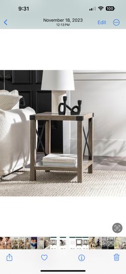 Two Modern Ends Tables