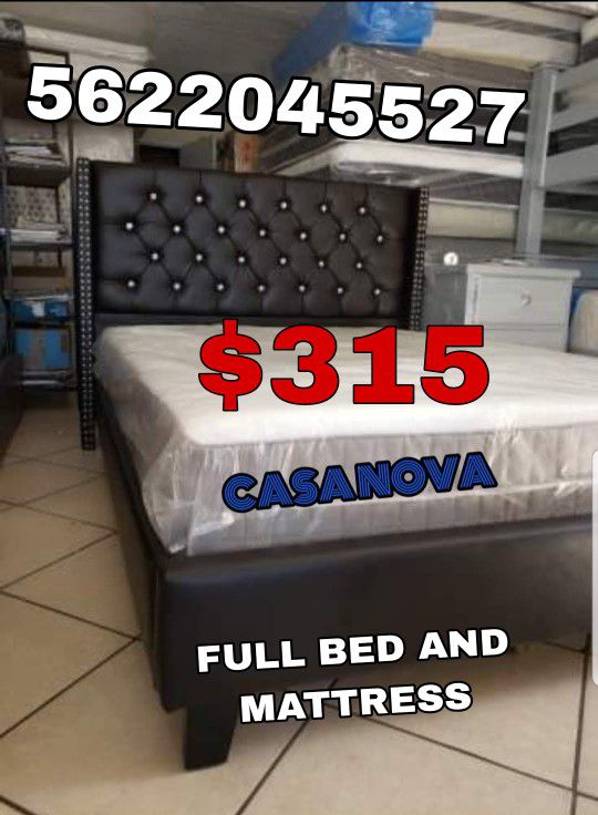 NEW BED FRAME FULL MATTRESS INCLUDED IN STOCK 