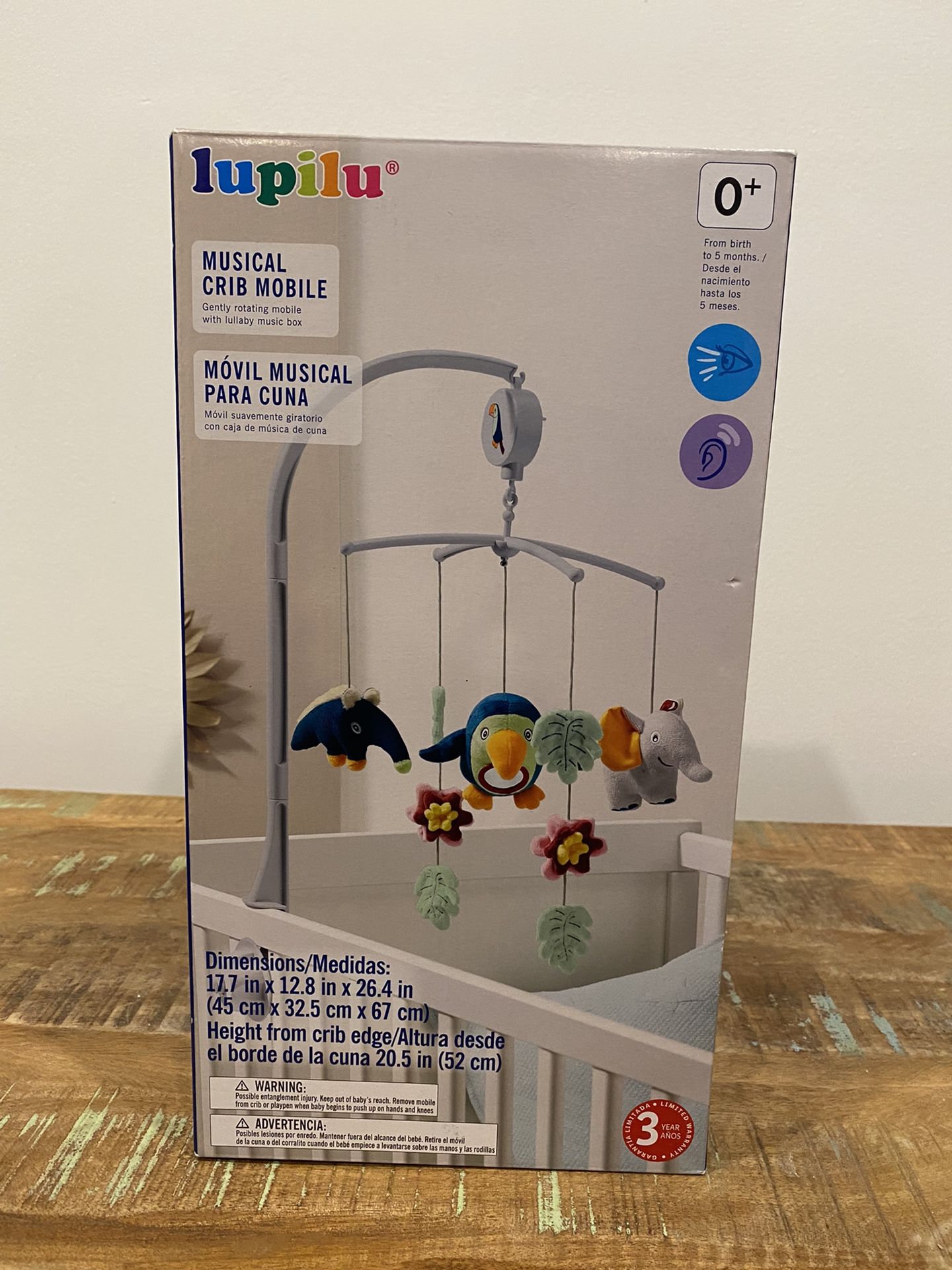 lupilu musical crib mobile