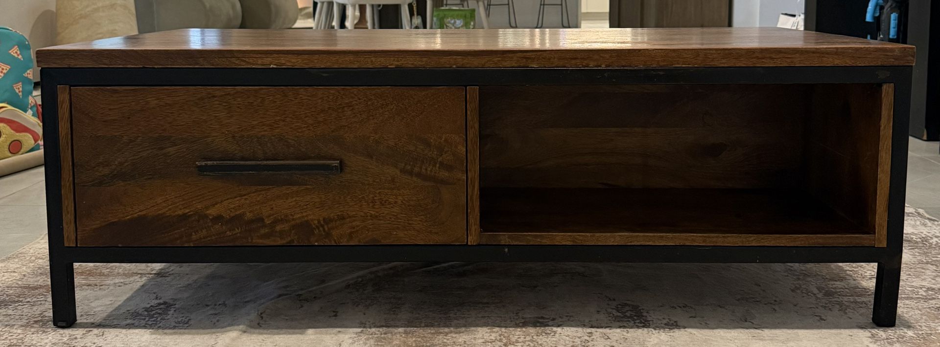 West Elm Coffee Table - 2 drawer