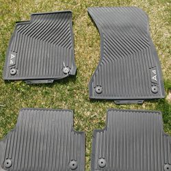 2017 - 2020 AUDI A4 SEDAN FRONT REAR ALL WEATHER RUBBER FLOOR MAT SET 