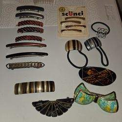 Vintage Hair Barrets 