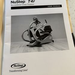 NuStep Recumbent Cross Trainer Elliptical – Excellent Condition