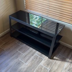 Tempered Glass Entertainment Table 