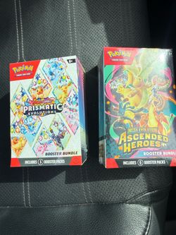 Prismatic evolutions and ascended hero’s booster bundles