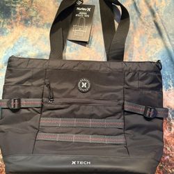 New! W Tags Hurley Bag tote Laptop case 