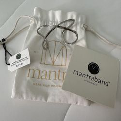 Mantra Band Infinity Cuff - Silver