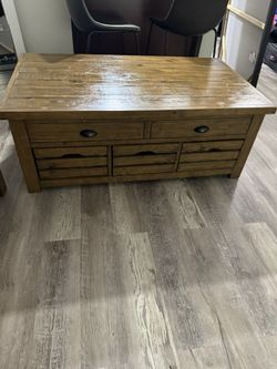 Coffee Table With Folding Top