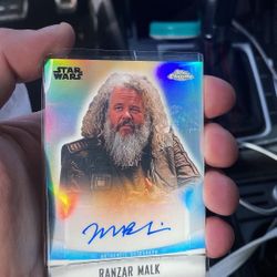 Topps star Wars Autograph