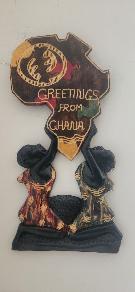 Hand-Carved African Wall Art from GHANA